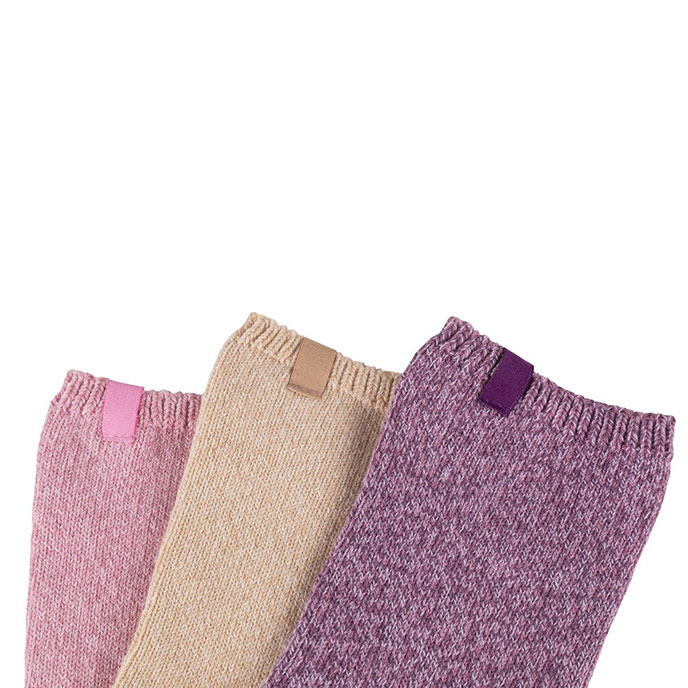 totes Girls Triple Pack Cotton Ankle Socks Multi Extra Image 2